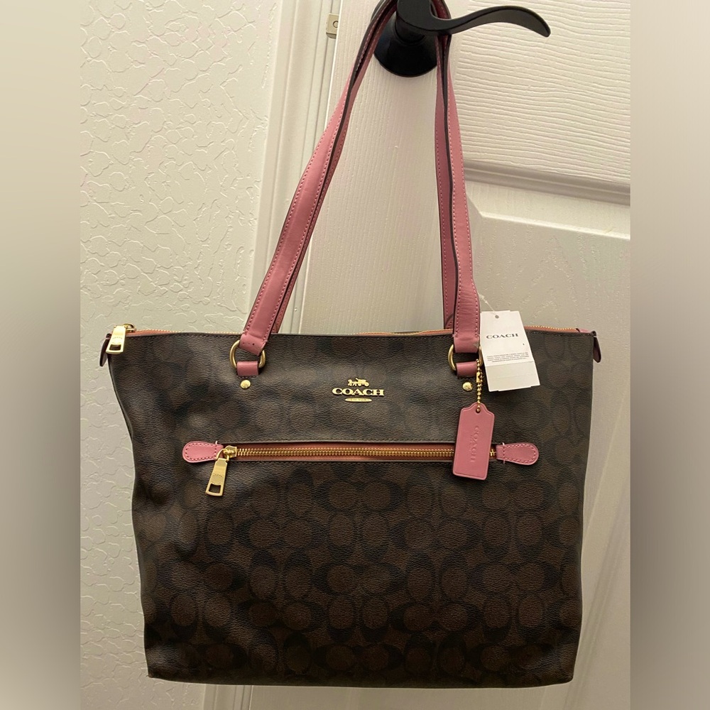 🤎🩷COACH GALLERY TOTE🩷🤎 NWT Gold hardware!